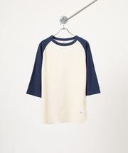 ワッフル7分袖クレリッククルー #JG011-12S