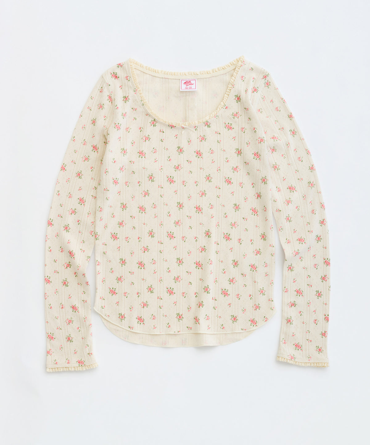 【新商品】花柄フライス　レーストリミングカットソー＃JG026-59S