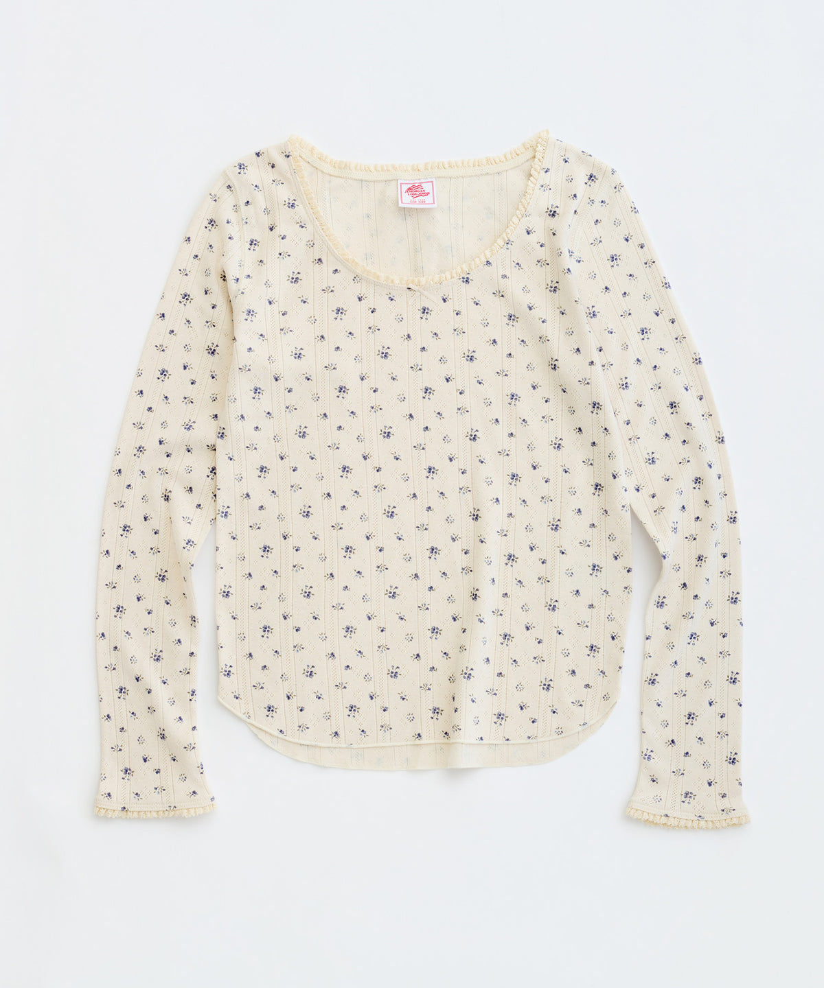 【新商品】花柄フライス　レーストリミングカットソー＃JG026-59S