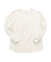 ダブルフェイスハニカムクルーネックL/S-T