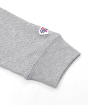 ダブルフェイスハニカムクルーネックL/S-T