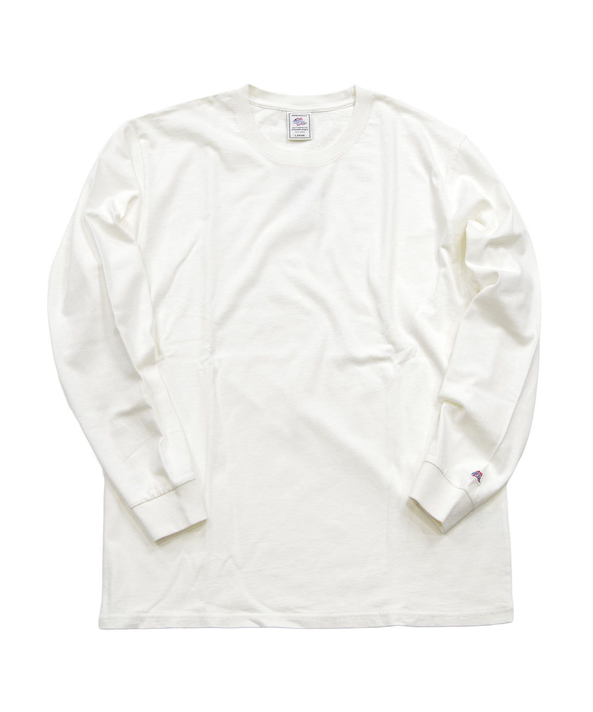 天竺ピグメント染めクルーネックL/S-T #JG056-52S