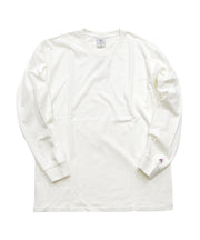 天竺ピグメント染めクルーネックL/S-T #JG056-52S