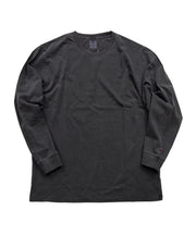 天竺ピグメント染めクルーネックL/S-T #JG056-52S