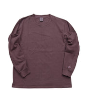 天竺ピグメント染めクルーネックL/S-T #JG056-52S