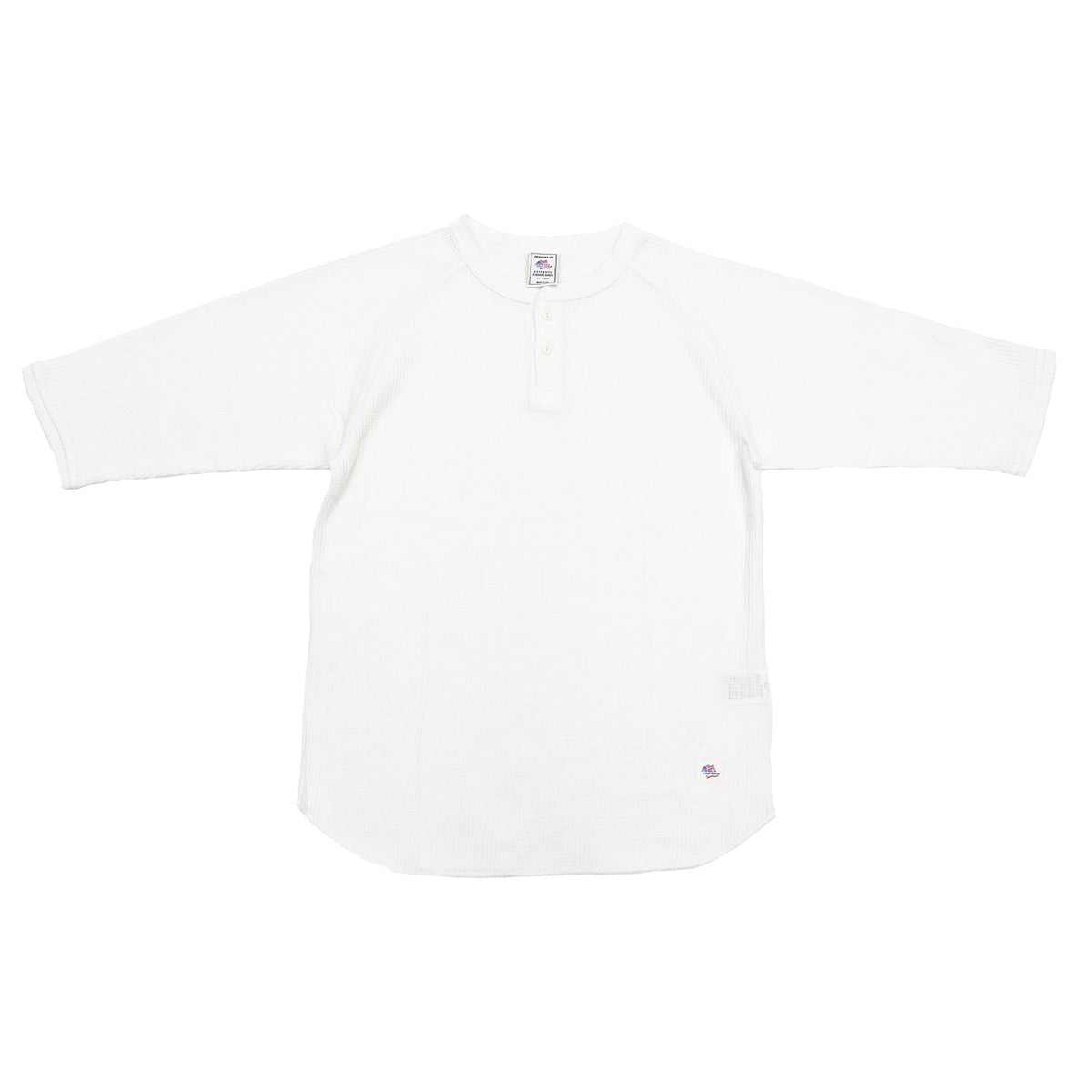 ワッフル7分袖ヘンリー #JG110-12S