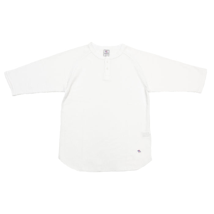 ワッフル7分袖ヘンリー #JG110-12S