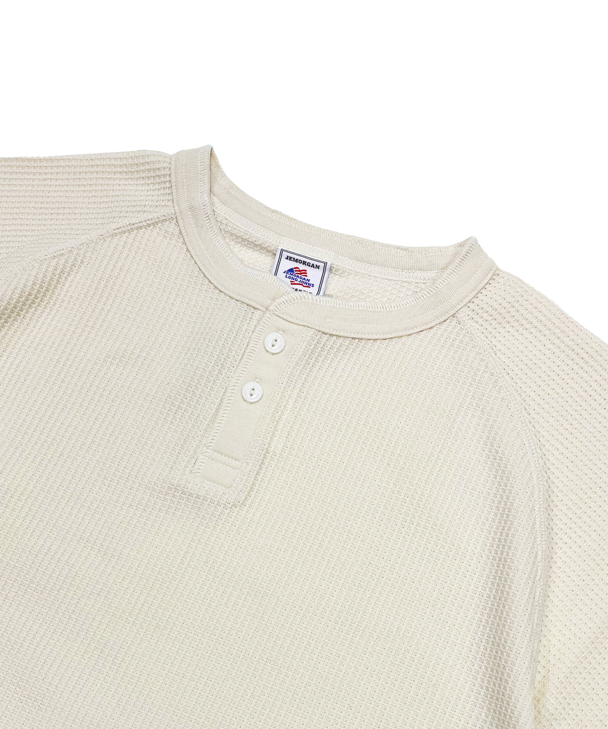 ワッフル7分袖ヘンリー #JG110-12S