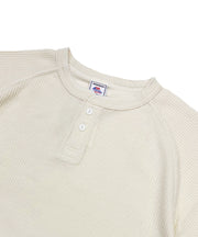 ワッフル7分袖ヘンリー #JG110-12S