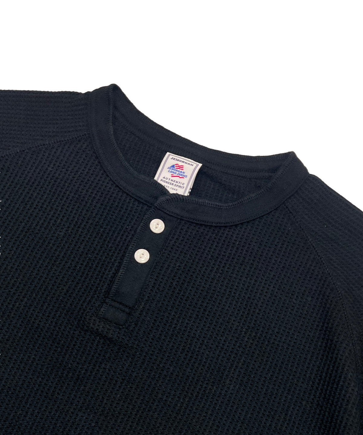 ワッフル7分袖ヘンリー #JG110-12S