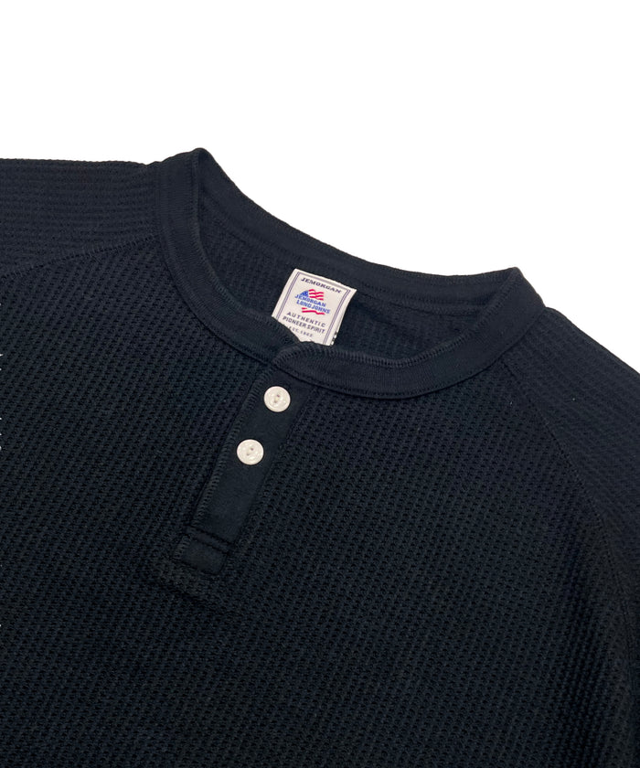 ワッフル7分袖ヘンリー #JG110-12S