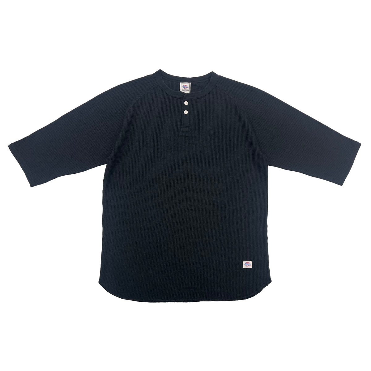 ワッフル7分袖ヘンリー #JG110-12S