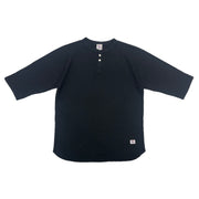 ワッフル7分袖ヘンリー #JG110-12S