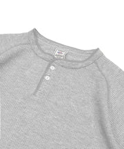 ワッフル7分袖ヘンリー #JG110-12S
