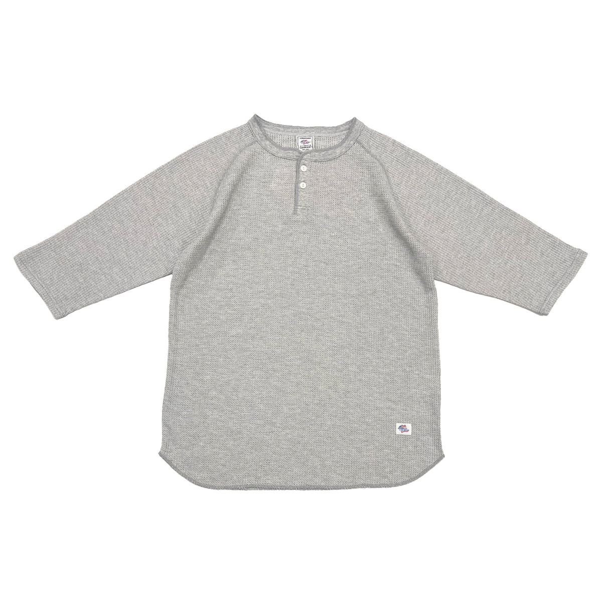 ワッフル7分袖ヘンリー #JG110-12S