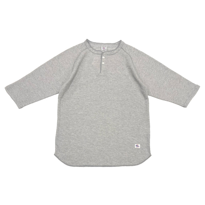 ワッフル7分袖ヘンリー #JG110-12S