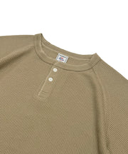 ワッフル7分袖ヘンリー #JG110-12S