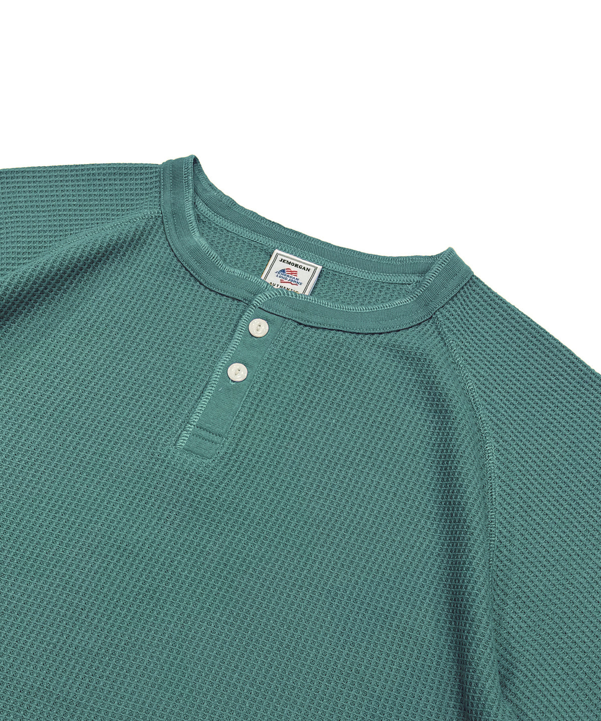 ワッフル7分袖ヘンリー #JG110-12S