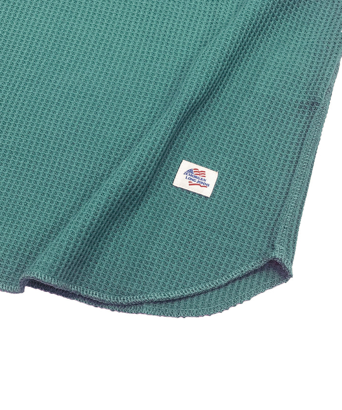 ワッフル7分袖ヘンリー #JG110-12S
