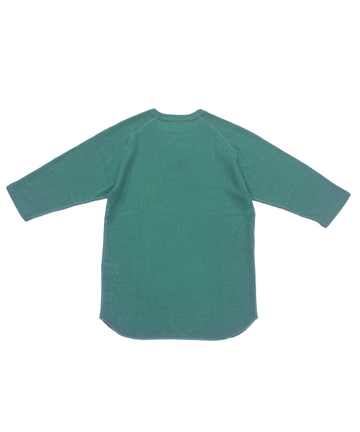 ワッフル7分袖ヘンリー #JG110-12S
