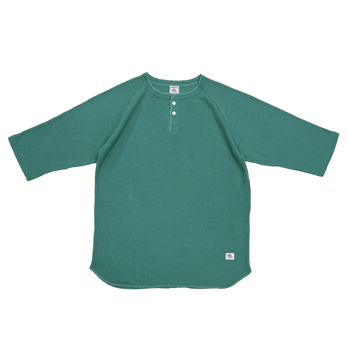 ワッフル7分袖ヘンリー #JG110-12S
