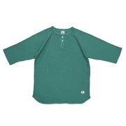 ワッフル7分袖ヘンリー #JG110-12S