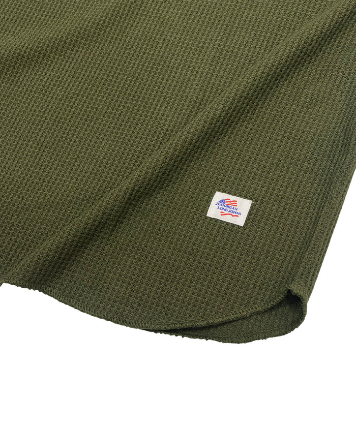 ワッフル7分袖ヘンリー #JG110-12S