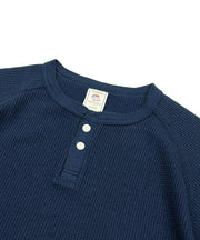 ワッフル7分袖ヘンリー #JG110-12S