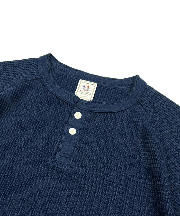 ワッフル7分袖ヘンリー #JG110-12S