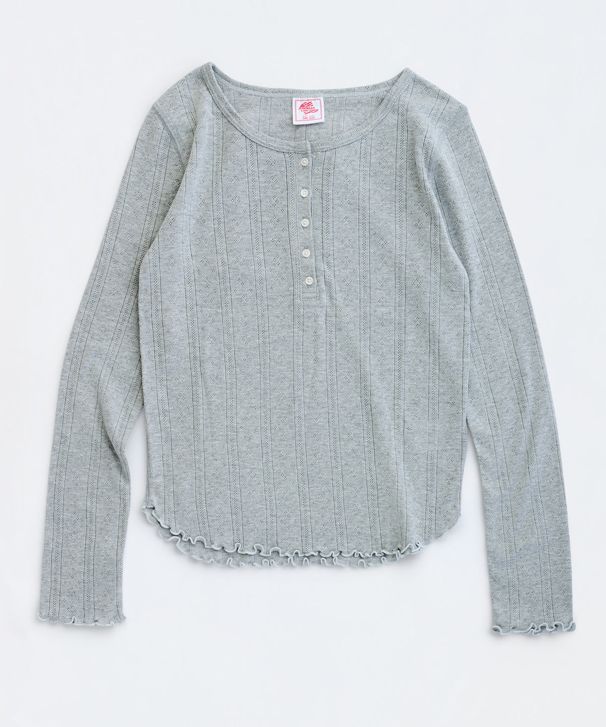 【2026年 新商品】ハリ抜きフライス　メロウヘンリーネックTEE　JG139-59S