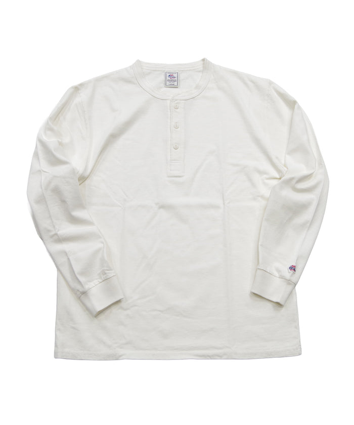 天竺ピグメント染めヘンリーネックL/S-T #JG157-52S