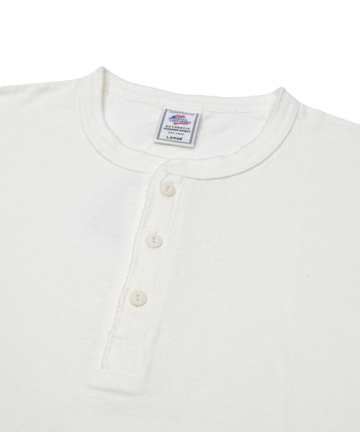 天竺ピグメント染めヘンリーネックL/S-T #JG157-52S