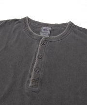 天竺ピグメント染めヘンリーネックL/S-T #JG157-52S