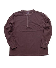 天竺ピグメント染めヘンリーネックL/S-T #JG157-52S