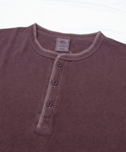 天竺ピグメント染めヘンリーネックL/S-T #JG157-52S