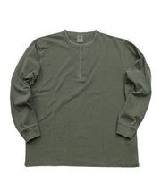 天竺ピグメント染めヘンリーネックL/S-T #JG157-52S
