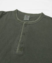 天竺ピグメント染めヘンリーネックL/S-T #JG157-52S