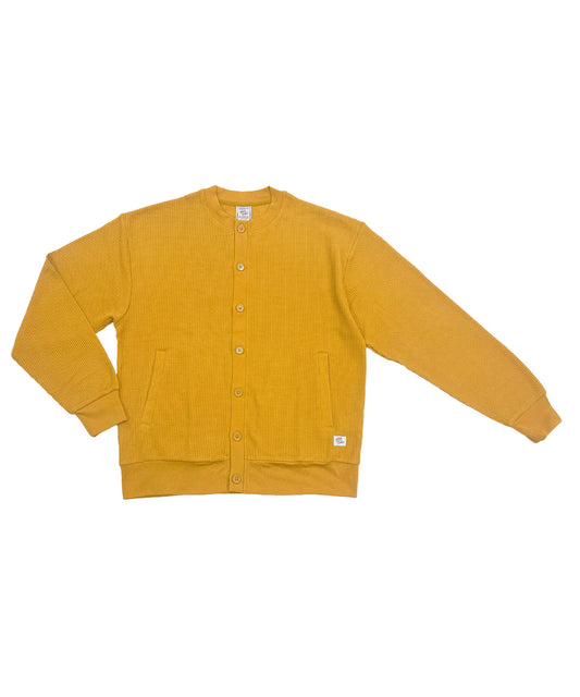 ワッフル クルーネックカーディガン #JG312-12S