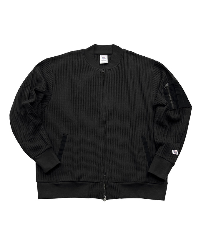 【NEW】ビッグワッフルMA-1タイプブルゾン #JG841-52S