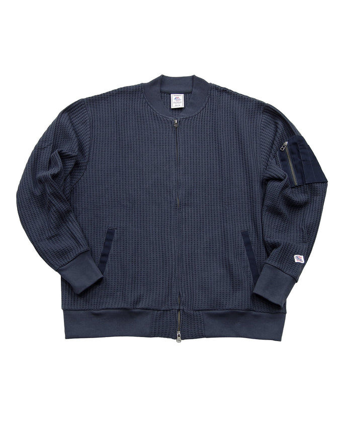 【NEW】ビッグワッフルMA-1タイプブルゾン #JG841-52S