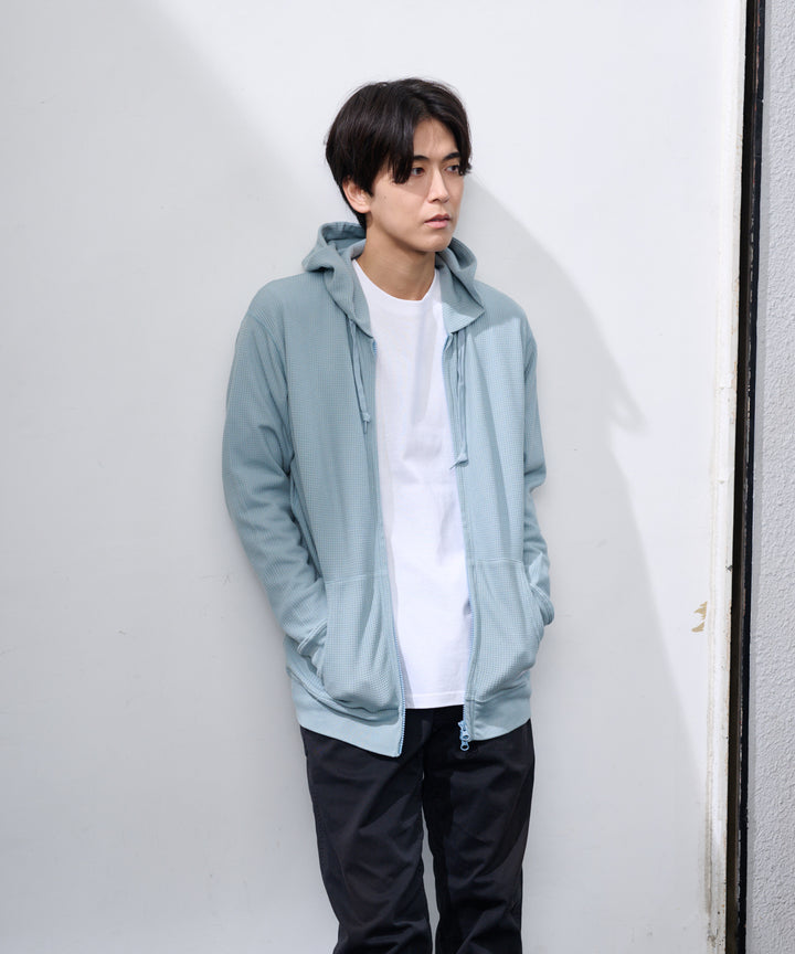 【年間定番】ワッフルフルジップパーカ #JD610-12S