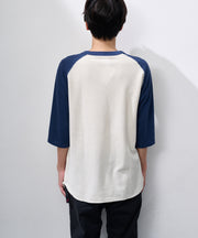 ワッフル7分袖クレリッククルー #JG011-12S