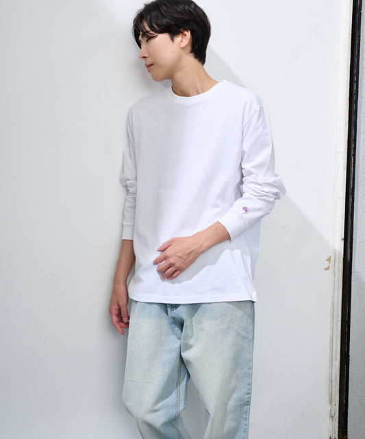 天竺クルーネックL/S-T #JG054-52S