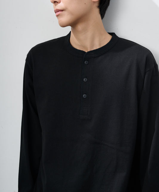 天竺ヘンリーネックL/S-T #JG155-52S