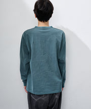 天竺ピグメント染めヘンリーネックL/S-T #JG157-52S