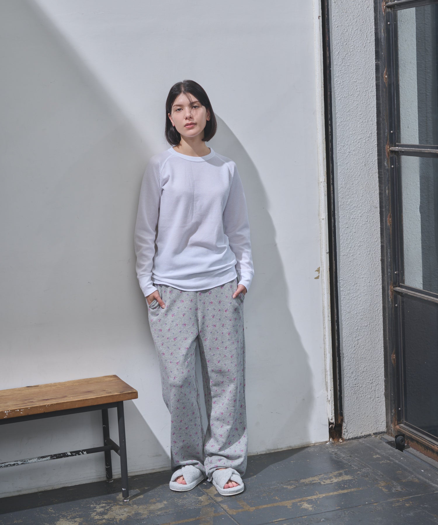 着心地抜群】花柄ガーゼ裏毛パンツ｜JEMORGAN公式通販 レディース