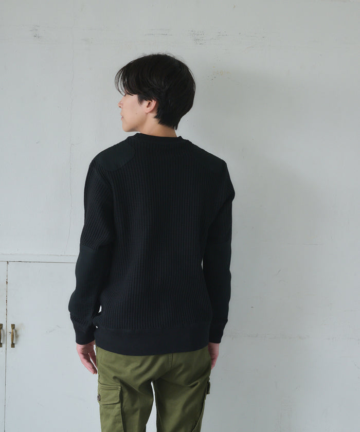 【NEW】ビッグワッフルコンバットクルーネック #JF008-52S