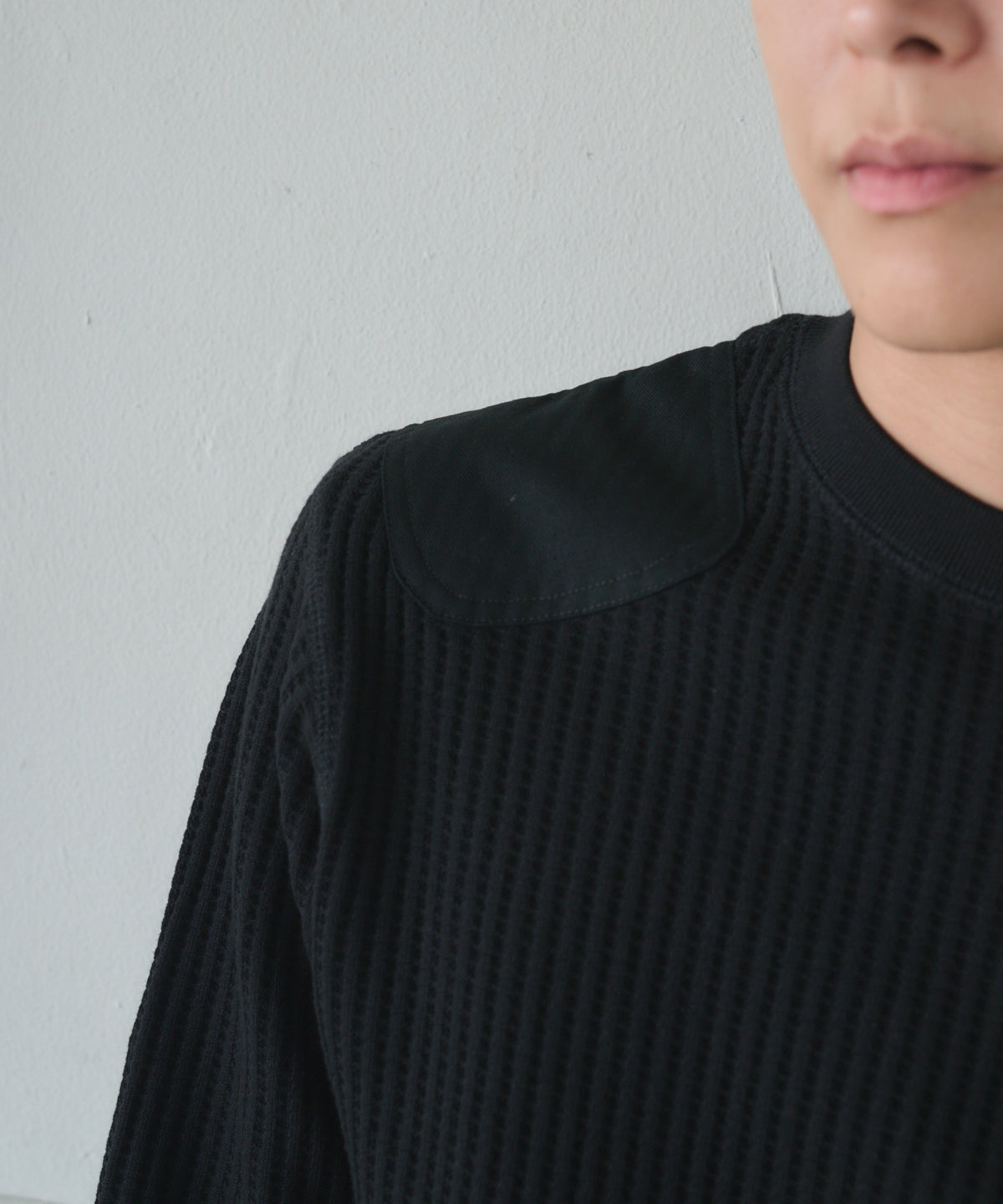 【NEW】ビッグワッフルコンバットクルーネック #JF008-52S