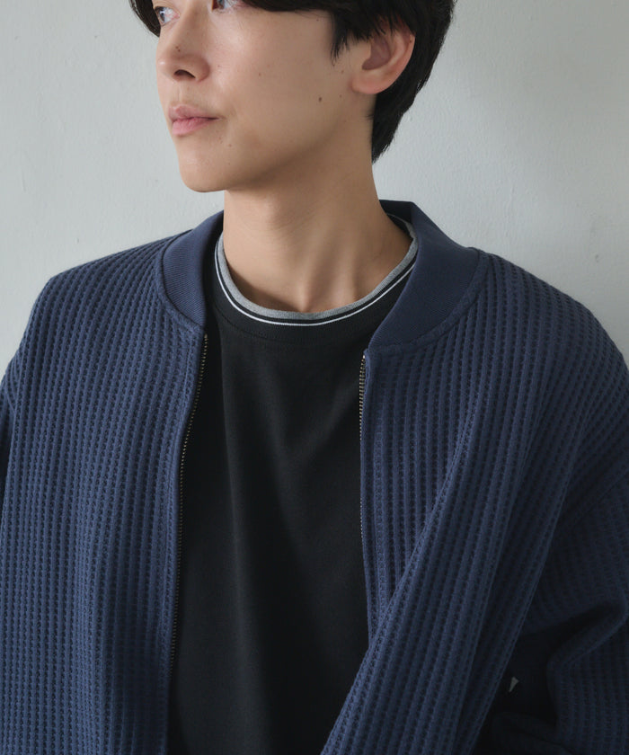 【NEW】ビッグワッフルMA-1タイプブルゾン #JG841-52S