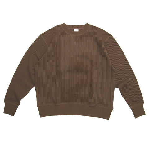 ビッグワッフルBIG SIZEクルーネック #JD042-52S